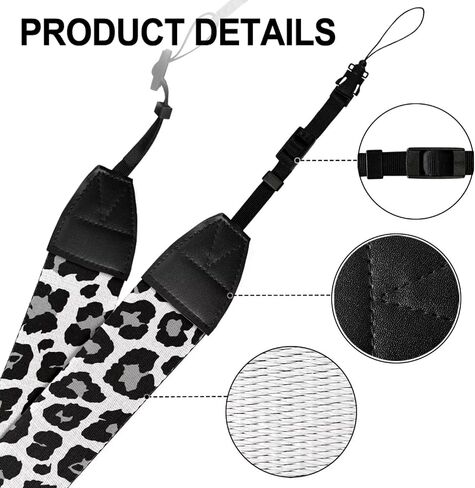 Camera Strap for Photographers, Camera Neck Straps Quick Release & Safety Shoulder Straps Camera Crossbody Straps in Saudi Arabia