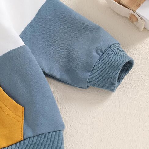 Ledy Champswiin الشتاء بيبي بوي الملابس هوديي مجموعة طويلة الأكمام البريدي البلوز بانت 2 قطعة الزي الخريف طفل جرزاية in Kuwait