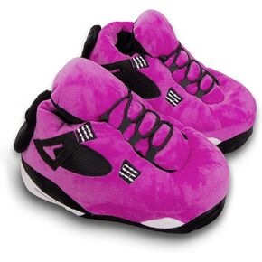 Sneaker Slippers, Trendy Plush Home Shoes Anti-Slip Soft Comfy Slides Warm Winter House Footwear One Size Fits Women Men