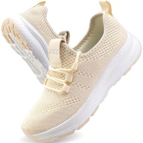 ZYEN Wide Toe Box Shoes Women Non-Slip Ultra Light Running Sneakers Extra Wide Feet Arch Support Walking Shoes Tennis Diabetes Breathable Gym Workouts 6-12