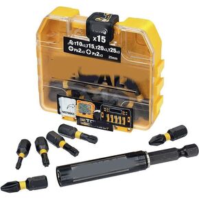 #DT70577T-QZ 16 Piece Piece Screwdriver Bit Set DT70577T Batch Head Storage Set DT70577 Quality Durable New Replacement Parts For DEWALT