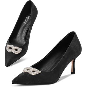 Women Pumps Pointed Toe High Heels Dress Wedding Shoes