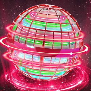 2024 Flying Orb Ball Toy - Christmas Novelty Galaxy Boomerang Hand Drone Hover Ball Magic Floating Orbit Mini Outdoor Fidget Toy Stocking Stuffer for Teens Boys Girls Kids (Green)