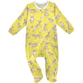 Dussdil Baby One-Piece Footies Newborn Rompers Pajamas Cotton Footed Pjs for Sleep Play Boys Girls