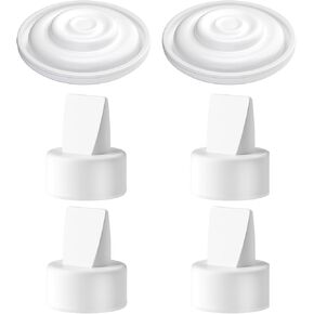 Breast Pump Replacement Parts for Spectra, Compatible with Spectra S2, S1, 9 Plus, Synergy Gold, Replace Duckbill Valves, Backflow Protectors, Tubing & Membranes,10PCS