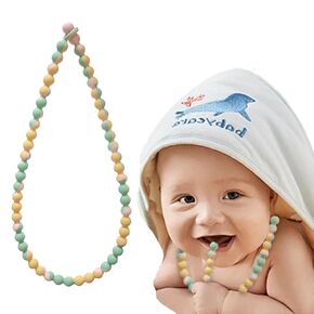 Teething Necklace for Baby,Chewing Necklace for Kids Sensory,Sensory Chew Necklaces for People with Autism, ADHD, and Fidgeting,Chew Necklaces for Sensory Kids,Teething Necklace for Mom