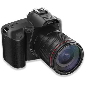Digital Camera, 4K 3 Inch HD IPS 64MP Color Display 16X Digital Zoom Vlog Camera, with Lens, for Photography Video