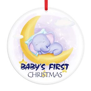 FaCraft Baby's First Christmas Ornaments 2022,1st Babys First Christmas Ornament,Babies First Ornaments Gift for New Baby Parents Baby Boy Girl