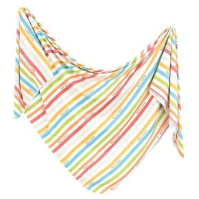 Large Premium Knit Baby Swaddle Receiving Blanket "CoComelon Friends" by Copper Pearl