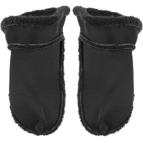Holibanna Furry Shoe Insole 1 Pairs Clogs Liner Winter Shoes Warm Liner Plush Clog Shoes Lining Removable Fleece Cozy Inner Soles Slip-on Clog Sock for Slippers Size 44-45