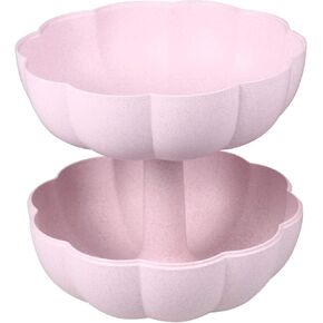 Cabilock Candy Serving Tray Snack Tray Serving Dishes Dry Fruit Tray with lid Fruit Salad Container Serving Dish Plates Fruit Tray Decorative Food Appetizer Server Candy Bowl Storage