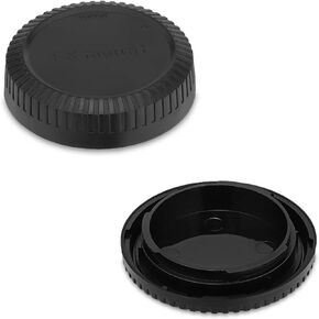 X Mount Camera Body Cap and Rear Lens Cap Cover Kit for Fujifilm X Mount Camera,Plastic Lens Rear Covers Camera Sensor Cap,fits X-T5/ X-H2/ X-T200/X-T100/ X-PRO3/ X-T4/ X-S10 etc
