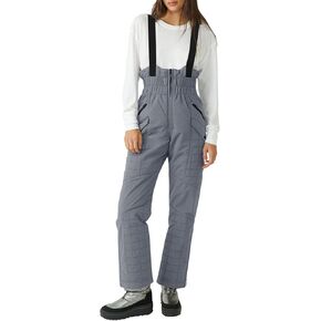 Yousify Womens Snow Pants Insulated Waterproof Winter Ski Bibs Overalls Snow Bibs S-2XL