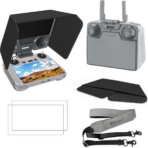 غطاء حماية من الشمس مغناطيسي مع حماية للشاشة وعصا التحكم لـ DJI Mini 4 Pro & Mavic Air 3/3S RC 2-3-IN-1 RC2 ملحق غطاء ظلة لجهاز التحكم عن بعد in Kuwait