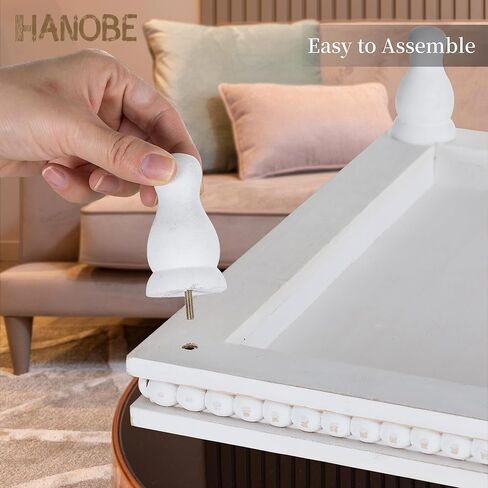 Hanobe خشبية العرض الناهضون الزخرفية: مجموعة من 3 الخشب الأسود الركيزة حامل طبقات صينية مستطيلة ديكور مزرعة لسطح الطاولة مكافحة الناهض خمر مع ديكور المطبخ مطرز in Kuwait