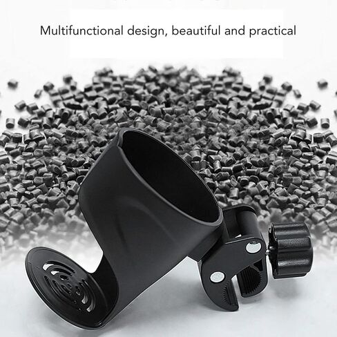 YUYTE Stroller Cup Holders, Universal Drinks Holder for Bikes, Trolleys or Walkers PP Wheelchair Cup Holder Detachable Design Stretchable Cup Mouth in Saudi Arabia