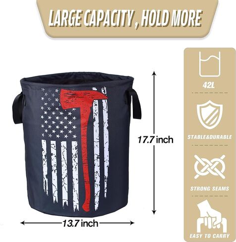 Highland Cow Laundry Basket Cow Animal Foldable Oxford Cloth Funny Tote Bag Laundry Hamper Clothes Storage Bucket Organizer For Bathroom/Laundry Storage/Bedroom 17.7x13.7 Inch in Saudi Arabia