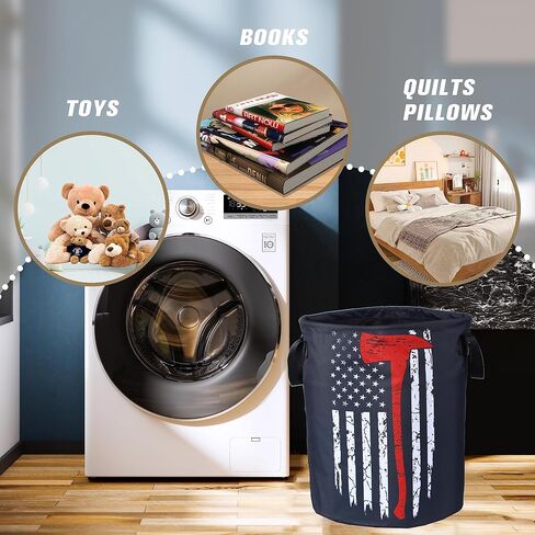 Highland Cow Laundry Basket Cow Animal Foldable Oxford Cloth Funny Tote Bag Laundry Hamper Clothes Storage Bucket Organizer For Bathroom/Laundry Storage/Bedroom 17.7x13.7 Inch in Saudi Arabia