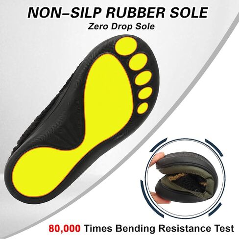 Scurtain Womens Slippers Wide Toe Minimalist Walking Shoes Barefoot Shoes for Women with Non-slip Zero Drop Rubber Sole in Saudi Arabia