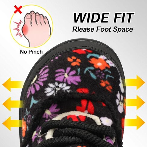 Scurtain Womens Slippers Wide Toe Minimalist Walking Shoes Barefoot Shoes for Women with Non-slip Zero Drop Rubber Sole in Saudi Arabia