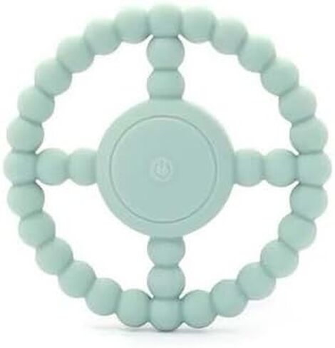 Teething Rings - Baby Teether Toys for Babies 6-18 Months - Vibrating Silicone Baby Chew Toys - Safe Teethers for Soothing Sore Gums - Support Speech- Waterproof Baby Teething Toys for Boys and Girls in Saudi Arabia