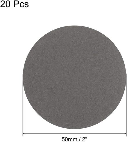 uxcell 2 Inch Wet Dry Sanding Discs 1000 Grit Hook and Loop Sanding Disc Silicon Carbide Sandpaper 20pcs in Saudi Arabia