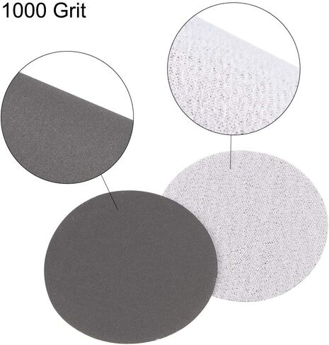 uxcell 2 Inch Wet Dry Sanding Discs 1000 Grit Hook and Loop Sanding Disc Silicon Carbide Sandpaper 20pcs in Saudi Arabia