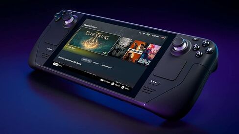وحدة تحكم الألعاب المحمولة Valve Steam Deck سعة 1 تيرابايت، وشاشة LCD مقاس 1280 × 800 بكسل، ومجموعة ملحقات 5 في 1 in Saudi Arabia