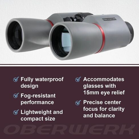 10x50 Explore Binoculars - Compact & Lightweight Binoculars for Adults | Bird Watching, Hiking, & Outdoor Use | Wide 6.0° FOV | Fully Multi-Coated & Waterproof | Includes Case & Neck Strap in Saudi Arabia