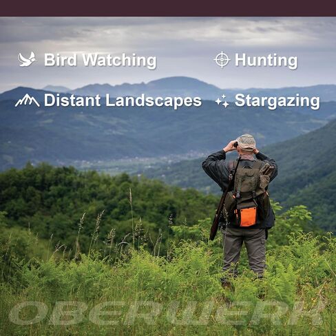 Oberwerk Explore Series 20x80 Binoculars, 3.25-Degree FOV, Fully Multi-Coated & Waterproof, Glasses-Friendly 18mm Eye Relief, Astronomy & Long-Range Viewing, Includes Hard Case & Tripod Mount in Kuwait