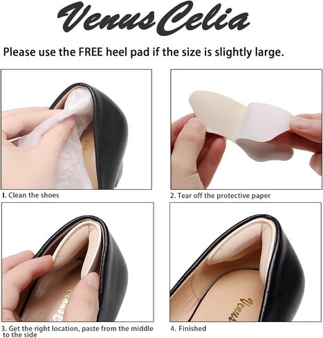 VenusCelia Women's Lewin Pump Chunky Heel Shoe in Saudi Arabia
