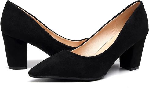 VenusCelia Women's Lewin Pump Chunky Heel Shoe in Saudi Arabia