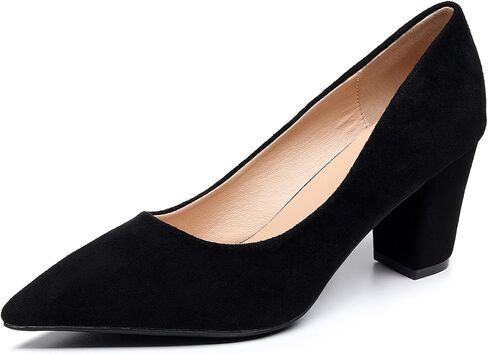 VenusCelia Women's Lewin Pump Chunky Heel Shoe in Saudi Arabia
