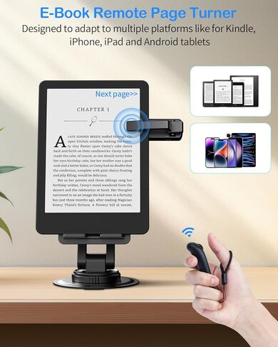 أداة تحويل الصفحات عن بعد لجهاز Kindle Paperwhite، ملحقات Kindle لأجهزة iPhone وiPad وأجهزة Android اللوحية وروايات القراءة وأجهزة التحكم عن بعد في مصراع الكاميرا in Kuwait