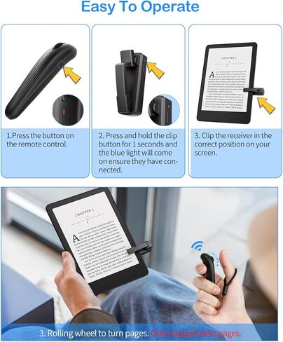 أداة تحويل الصفحات عن بعد لجهاز Kindle Paperwhite، ملحقات Kindle لأجهزة iPhone وiPad وأجهزة Android اللوحية وروايات القراءة وأجهزة التحكم عن بعد في مصراع الكاميرا in Kuwait