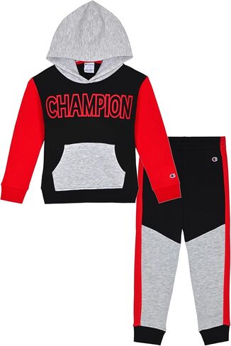طقم هودي وبنطال رياضي من Champion Boys للأطفال مكون من قطعتين من بدلات رياضية in Saudi Arabia