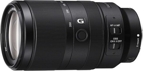 Sony Alpha 70-350mm F4.5-6.3 G OSS Super-Telephoto APS-C Lens (Black) Bundle with Pixel Advanced Accessories Blower, Cleaning Kit | (SEL70350G) in Saudi Arabia