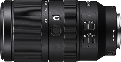 Sony Alpha 70-350mm F4.5-6.3 G OSS Super-Telephoto APS-C Lens (Black) Bundle with Pixel Advanced Accessories Blower, Cleaning Kit | (SEL70350G) in Saudi Arabia