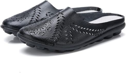 2024 Women's Hollowed Out Casual Fashion Flat Mules in Saudi Arabia