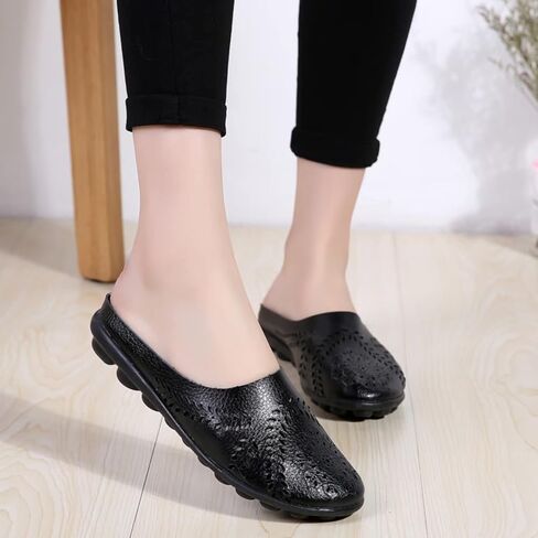 2024 Women's Hollowed Out Casual Fashion Flat Mules in Saudi Arabia