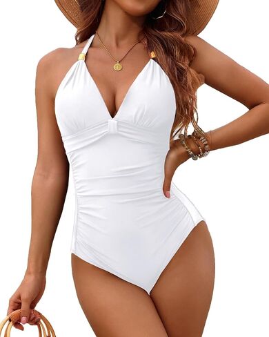 Aqua Eve Tummy Control Swimsuits for Women One Piece Bathing Suit Push Up Slimming Swimwear in Kuwait
