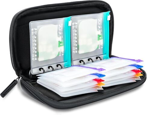 مجموعة صناديق حبوب منع الحمل محمية بكلمة مرور، منظم حبوب كبير مرتين يوميًا لمدة سبعة أيام، تخزين حبوب منع الحمل مع 14 كيسًا مرمزًا بالألوان، منظم أدوية السفر قابل لإعادة الاستخدام in Kuwait