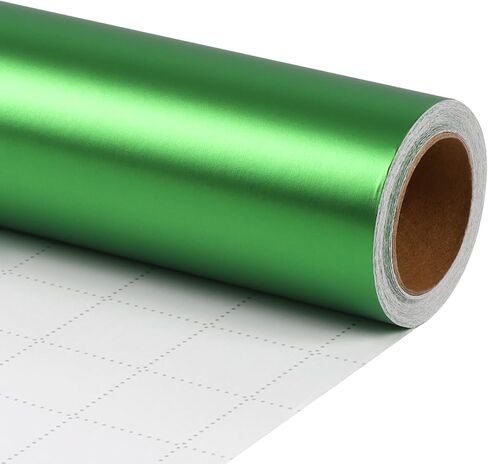 LaRibbons White Wrapping Paper, Solid Color Matte Gift Paper Roll with Cut Lines - Perfect for Wedding, Baby Shower, Birthday, Christmas Holiday, 17 Inch x 33 Feet in Saudi Arabia