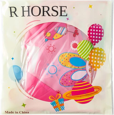 R HORSE 5 قطع مريلة بأكمام طويلة للأطفال الصغار مريلة ذات أكمام مقاومة للماء مرايل تغذية الرضع الملونة مع نمط الزرافة والأرنب والفراولة هدية لاستحمام الطفل in Kuwait