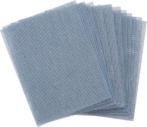 HARFINGTON 15pcs Mesh Sanding Sheets 240 Grits 3" x 4" Ceramic Abrasive Wet Dry Sandpaper Dust-Free Hook and Loop Abrasive Pads for Car Woodworking Metal Polishing & Grinding in Saudi Arabia