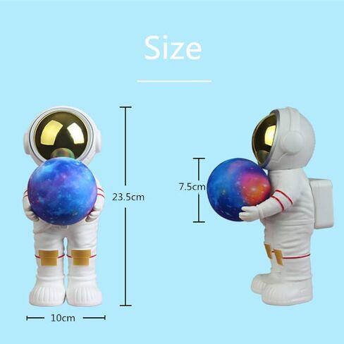 Moon Lamp for Kids, Astronaut Light with 6 Color,Space Buddy Bluetooth Speaker,Perfect for Bedroom Decor,Nursery and Space-Themed Parties,Ideal Birthday Gift (Galaxy Light) in Saudi Arabia