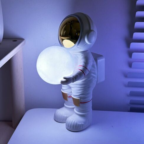 Moon Lamp for Kids, Astronaut Light with 6 Color,Space Buddy Bluetooth Speaker,Perfect for Bedroom Decor,Nursery and Space-Themed Parties,Ideal Birthday Gift (Galaxy Light) in Saudi Arabia