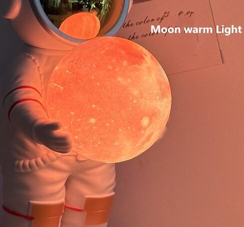 Moon Lamp for Kids, Astronaut Light with 6 Color,Space Buddy Bluetooth Speaker,Perfect for Bedroom Decor,Nursery and Space-Themed Parties,Ideal Birthday Gift (Galaxy Light) in Saudi Arabia