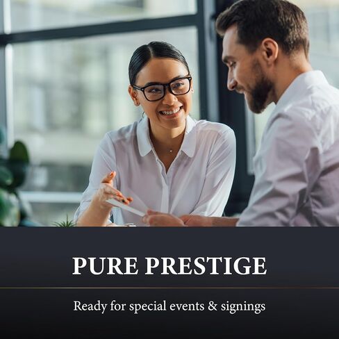 قلم ملتوي رفيع معدني فاخر من جارلاند - أملس وأنيق بلمسة نهائية غير لامعة، إكسسوار مثالي للمكتب التنفيذي والعملاء والمهنيين، يتضمن صندوق هدايا، صنع في الولايات المتحدة الأمريكية، قابل لإعادة الملء - أزرق غير لامع/ذهبي in Kuwait