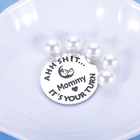 GGOJAGST Baby Stocking Stuffers, Baby Shower Gifts Baby Pregnancy Announcement Gifts for New Dad&Mom Pregnancy Baby Gifts, AHH Shit It's You Turn, Pregnancy Announcement Gifts in Saudi Arabia